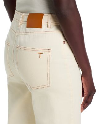 Blaire Weekend High Rise Wide Leg Jeans in Ivory