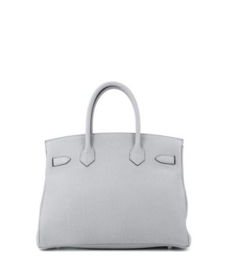  Birkin 30 Handbag Grey Togo with Palladium Hardware