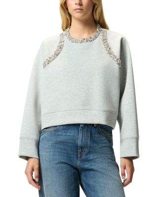Minestra Embellished Crewneck Sweater