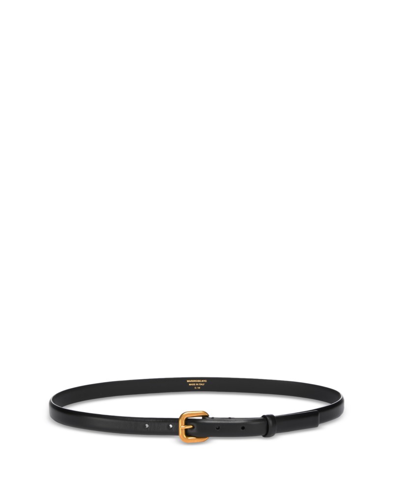 WARDROBE.NYC Wardrobe. nyc Rhw Leather Belt in Black