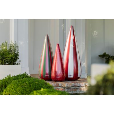 Light Up Inflatable Holiday Tree Cones, Set of 3