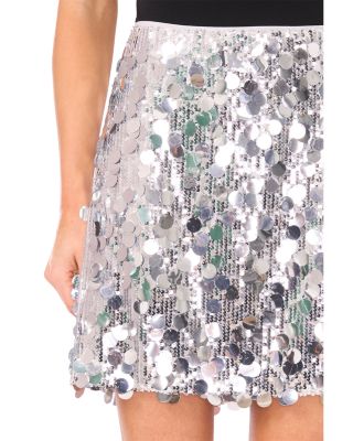 Sequin Paillette Mini Skirt