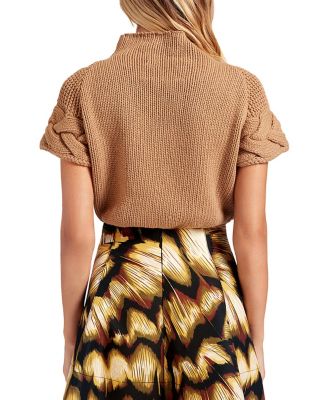 La Doublej Portrait Top Solid Brown