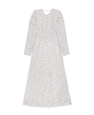 Polka Dot Tie Back Dress