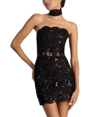 Georgie Strapless Embellished Dress