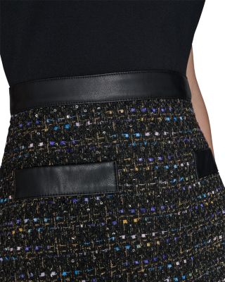 Metallic Brocade & Scuba Crepe Dress