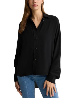 Silk High/Low Blouse