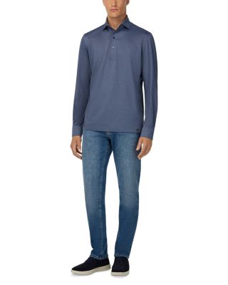 Japanese Jersey Long Sleeve Polo Shirt