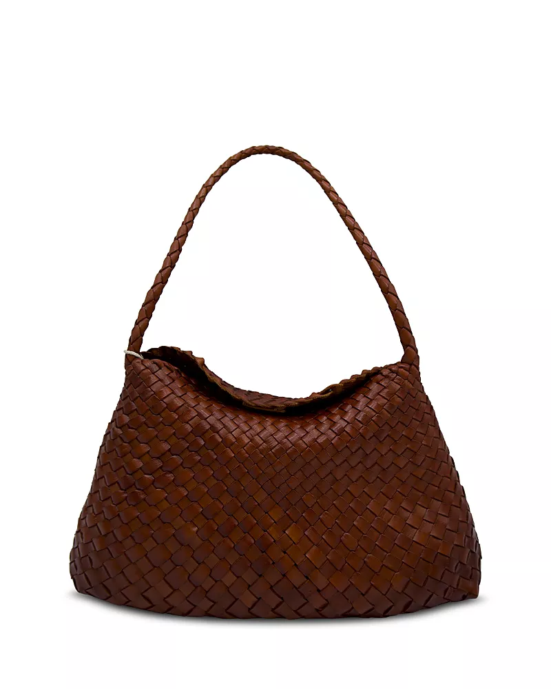 Dragon Diffusion Santa Maria Woven Leather Shoulder Bag