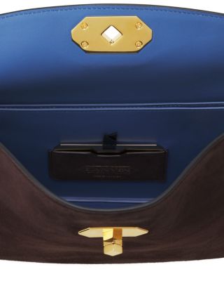 Compagnon Asymmetrical Bag In Suede