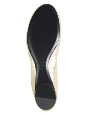  Women&#39;s The Ballerina Flat In Metallic Leather