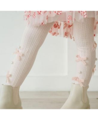 Girls' Bedazzled Coquette Tights - Little Kid, Big Kid