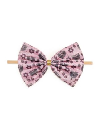 Girls' Hanukkah Tulle Bow Headband - Baby