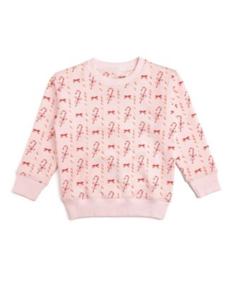 Girls' Candy Cane Lane Christmas Sweatshirt - Baby, Little Kid