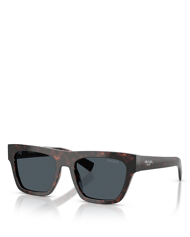 Prada Men's Rectangle Sunglasses, Pr C03s In Brown