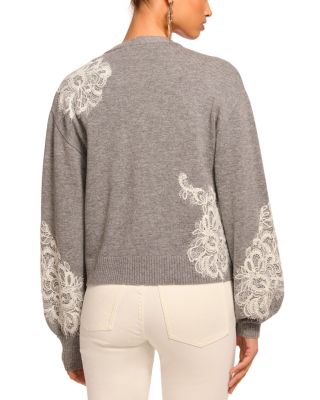 Perry Wool &amp; Cashmere V Neck Cardigan Sweater