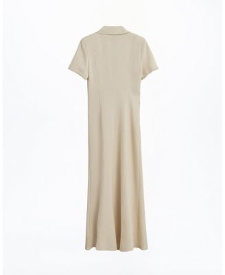 Floral Button Detailed Maxi Dress