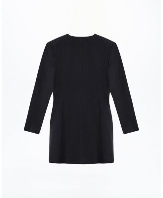 Padded Shoulder Mini Dress