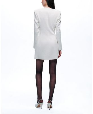 Padded Shoulder Mini Dress