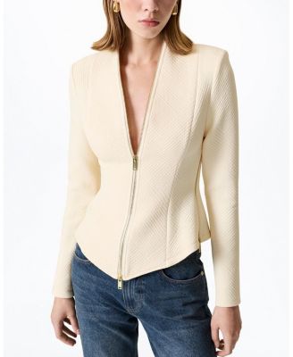  Zipper Detailed Blouse