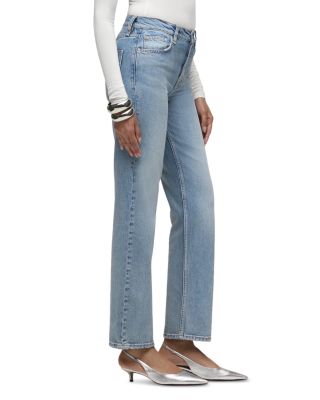 High-Rise Straight Jean in Spritzer