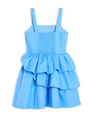Girls' Tiered Poplin Mini Dress, Little Kid, Big Kid - Exclusive