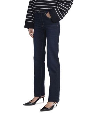 Le Sleek High Rise Straight Jeans in Fairway