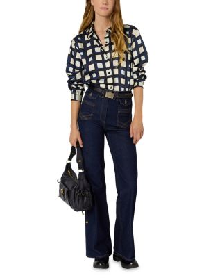 Alvina Button Front Shirt