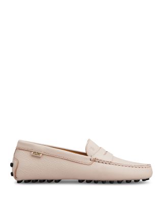 Women's Leather Moccasin Loafer Flats