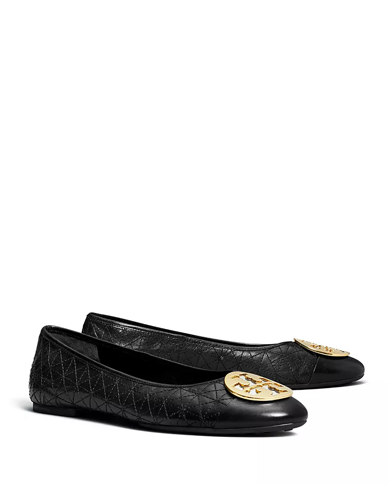 Tory Burch Women's Claire Quilted Ballet Flats