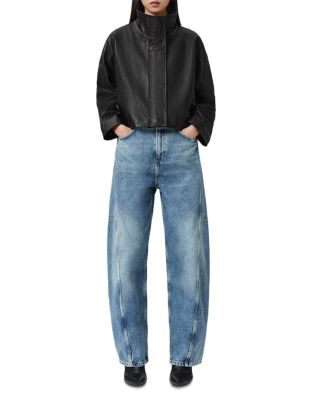 Carter Mid Rise Barrel Jeans in Indigo