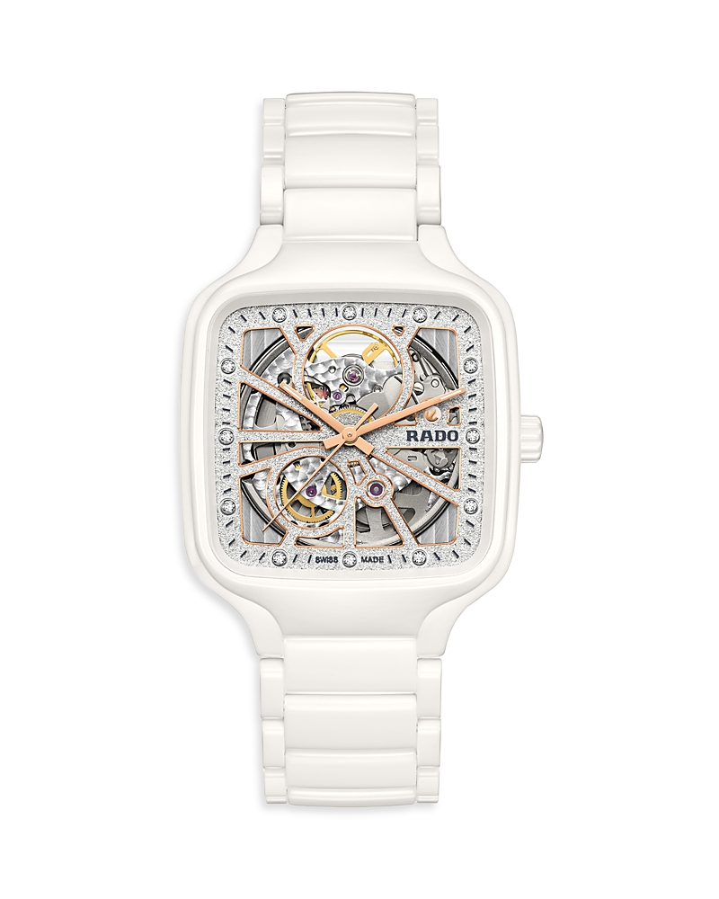 Rado True Square Open Heart Sparkling Watch, 38mm x 38mm
