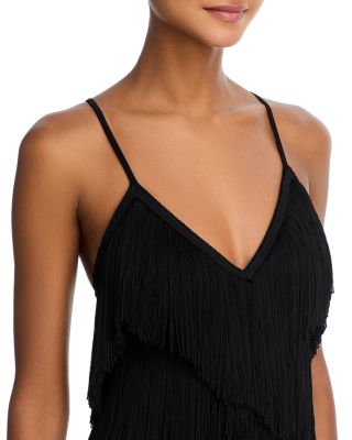 Fringe Slip Mini Dress