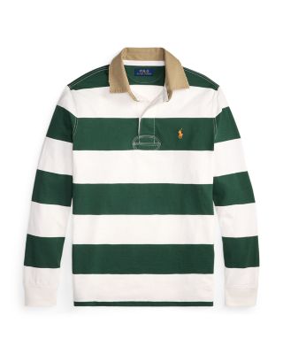 Classic Fit Khaki Collar Rugby Shirt