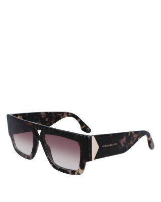 Plaque Square Sunglasses, 55mm