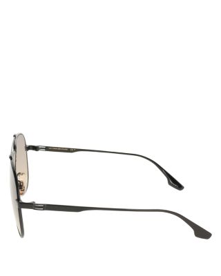 Buckle Aviator Sunglasses, 63mm