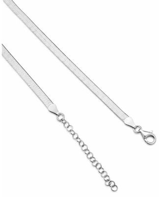  Sterling Silver Mirage Herringbone Choker, 16"