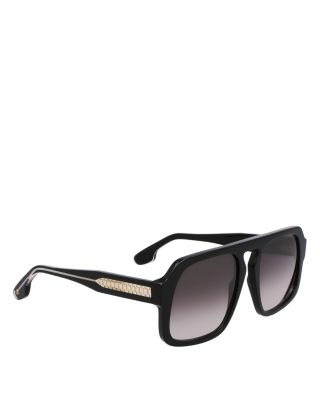 Chain Rectangular Sunglasses, 53mm