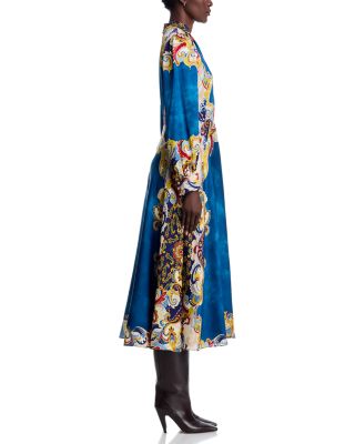 The Raquel Twist Neck Midi Dress