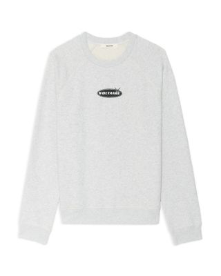 Uppy Slub Moto Sweatshirt