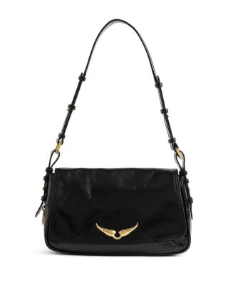 Le Zouzou Vintage Effect Patent Leather Bag
