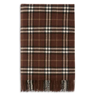 Check Cashmere Blanket, 78&amp;quot; x 55&amp;quot; - Exclusive