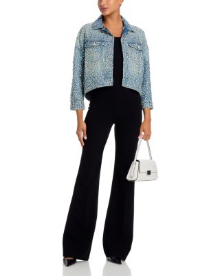 Vangie High Low Embellished Jacket