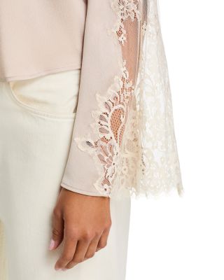 Capri Lace Sleeve Blouse