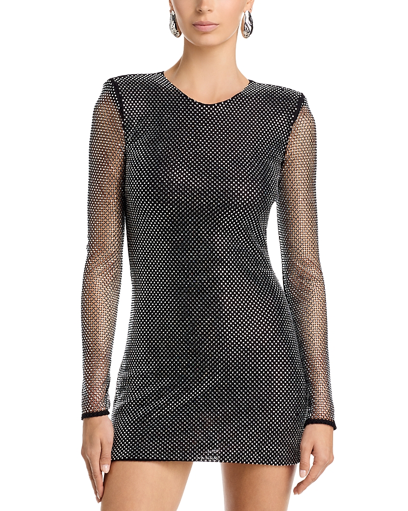 L'agence Harlynn Mini Dress In Black