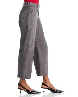Cody High Rise Rodeo Jeans in Medium Grey