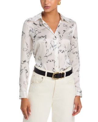 Tyler Silk Printed Blouse