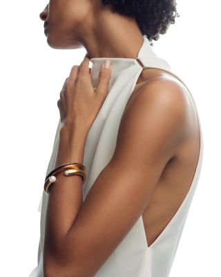Alana Imitation Pearl Cuff Bracelet