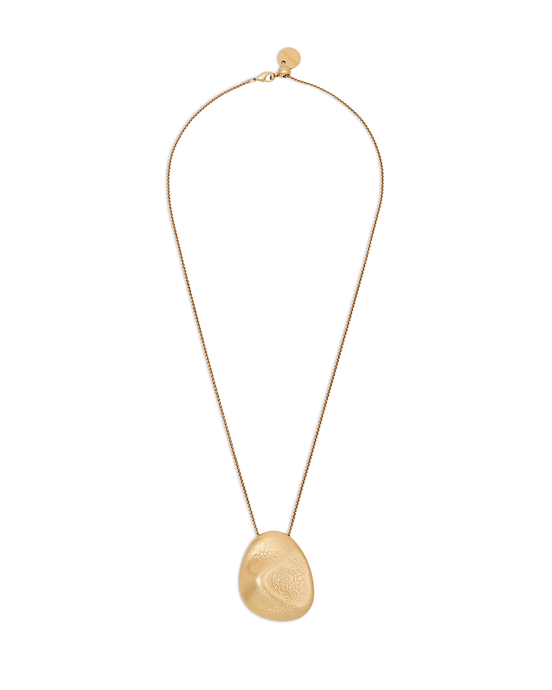 Reiss Perdita Sculptural Nugget Pendant Necklace, 20.1