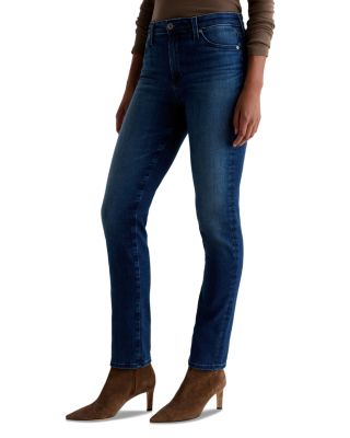 Mari Mid Rise Slim Straight Leg Jeans in Epilogue